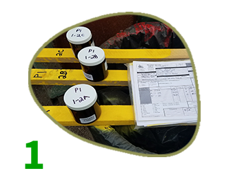 Soil samples for treatability study